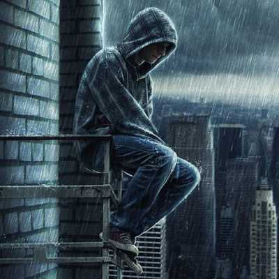 Alone boy